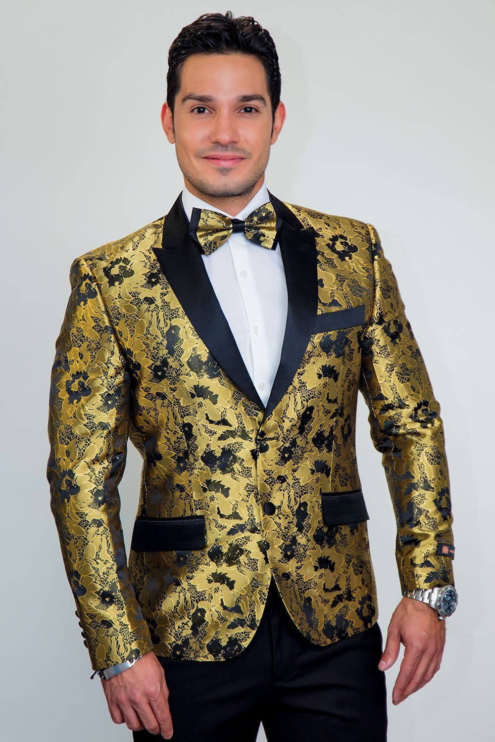"Amsterdam" Tuxedo Jacket Peak-6